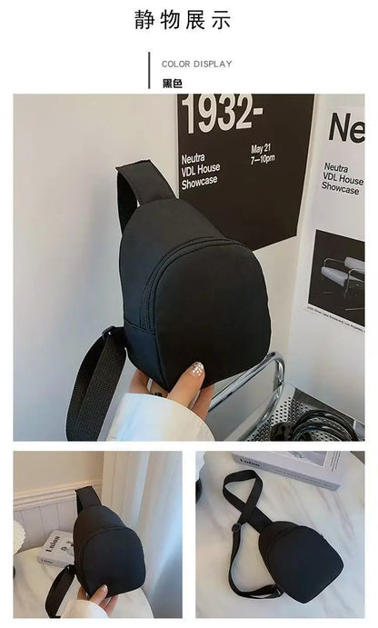 New Children Chest Bag Anime Cartoon Alphabet Fashionable Shoulder Diagonal Straddle Bag Girl Boy Cartoon Casual Chest Bags