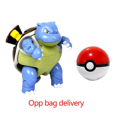 Pokemon Pokeball Figure Ball Pikachu Charizard Mewtwo Mew Eevee Gengar Lapras Blastoise Venusaur Gyarados Educational Toy Kids