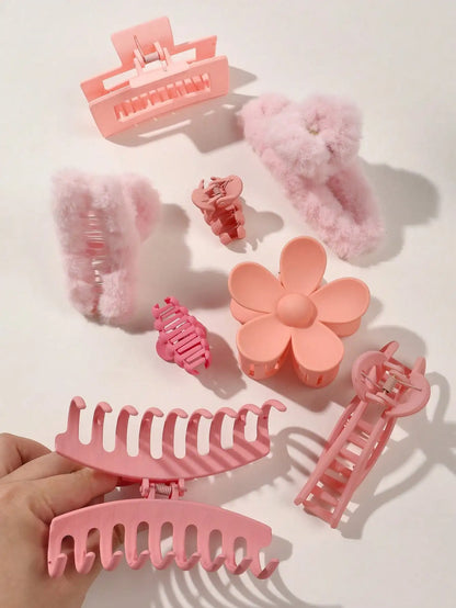 Autumn Winter Hair Clips Set.