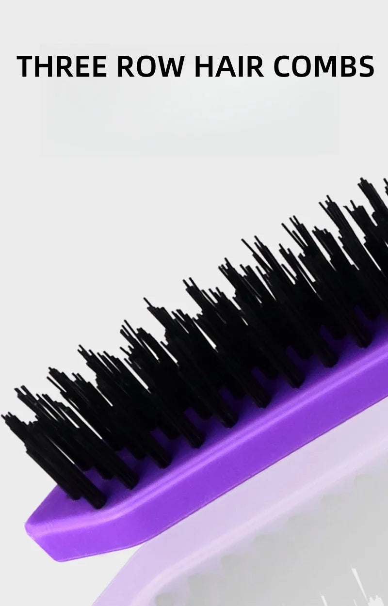 15PCS Professional Slim Line Teasing Hair Brush Backcombing Comb Tool for Salon Styling - 4 Colors Wholesale Stylist Supplies
