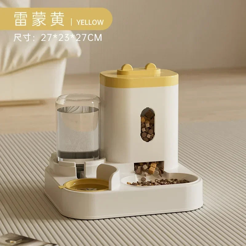 Automatic Pet Feeder with Water Fountain  2 🐶🐱💧