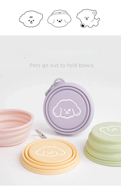 Portable Folding Pet Travel Bowl