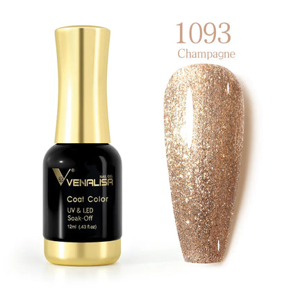 Venalisa TPO FREE Tempered Top Coat Nail Paint Gel Platinum Gel Polish Nail Soak Off UV LED Gel Polish Nail Lacquer Varnishes