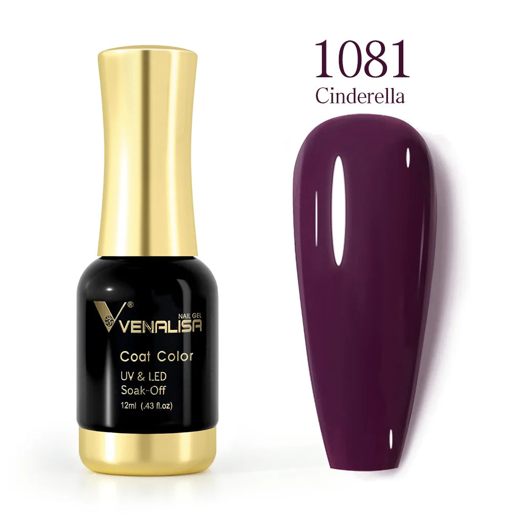 VENALISA Nail Gel Varnish TPO FREE Soak Off UV LED Organic Odorless Enamels Nail Art Colors 12ml 120Colors UV Gel Nail Polish