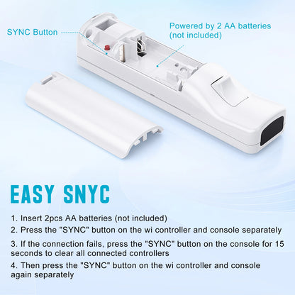 2 in 1 For Nintendo Wii Controller Set Optional Motion Plus Joystick Wireless Remote Gamepad with Silicone Case Video Game