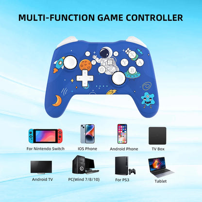 GAMINJA NS009S Wireless Controller BT Gamepad For Nintendo Switch Lite PC TV Box 6-axis Dual Vibration Joystic For Switch 2