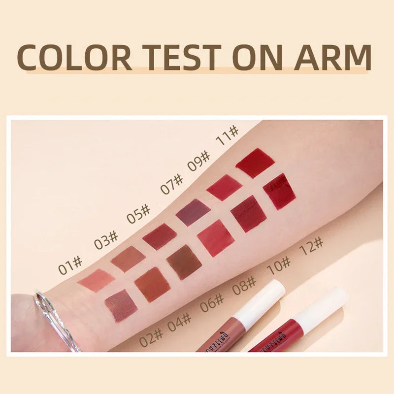 Nude Matte Lip Gloss Set.