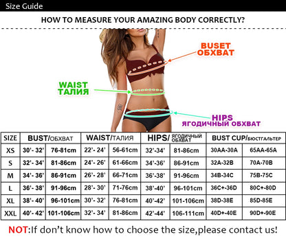 Neon Green Bikini Set Sexy Women Push Up Swimwear Cross Bandage Halter Swimsuit Two-piece Beach Wear Bathing Suit Ladies Biquini