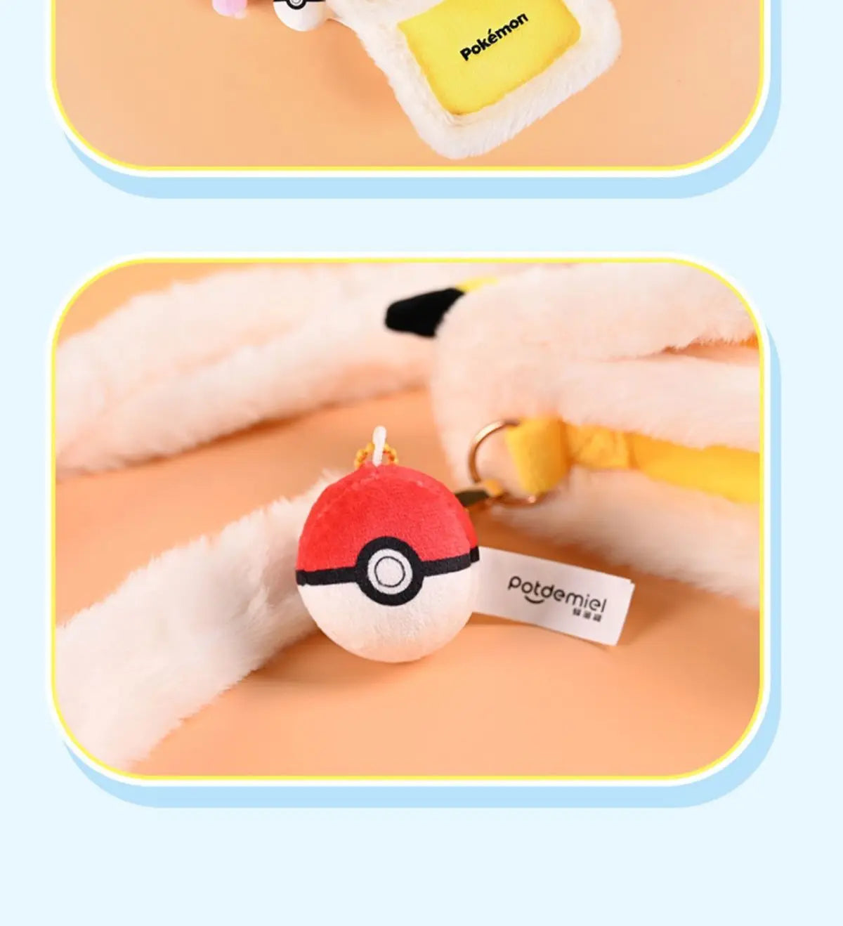Pokemon Pikachu Plush Handbag Cute Crossbody Backpack Clefairy Storage Gift Bag Stuffed Doll Style Portable Daily Use