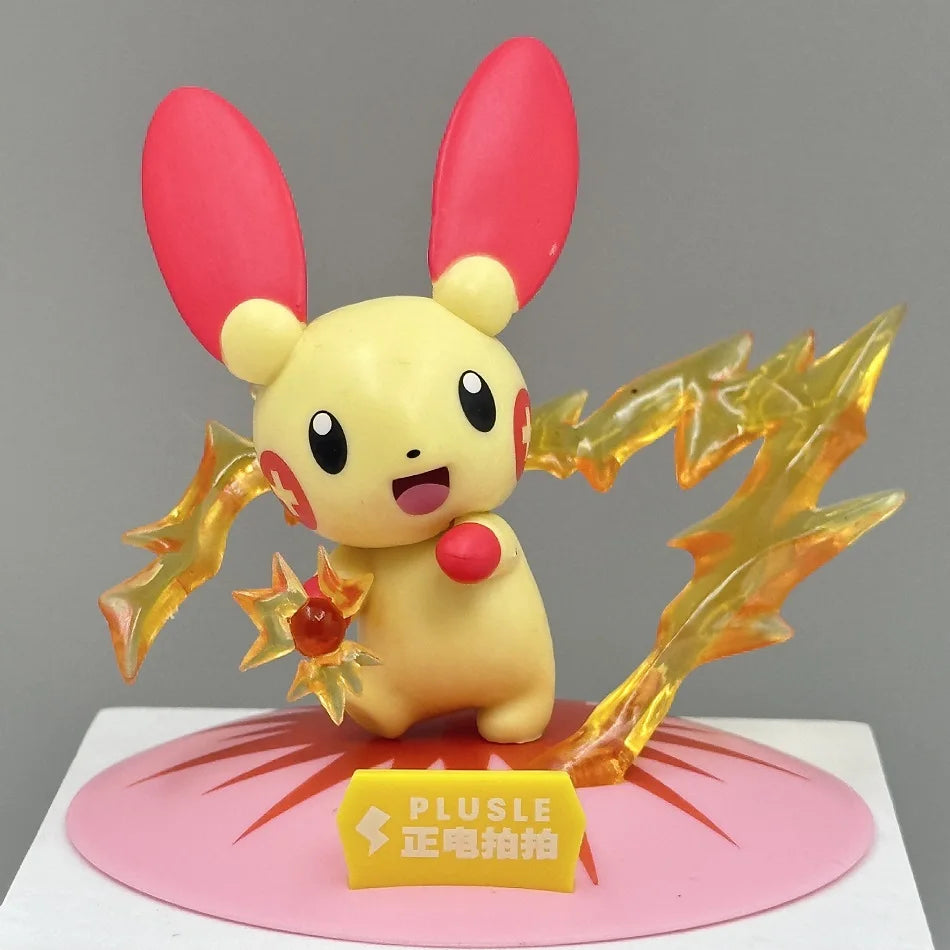 Hot 12 style Pokémon Action Dolls cute Pikachu Blind Box Anime Models Desktop Decorations Pok é mon Toys kids Birthday Gifts