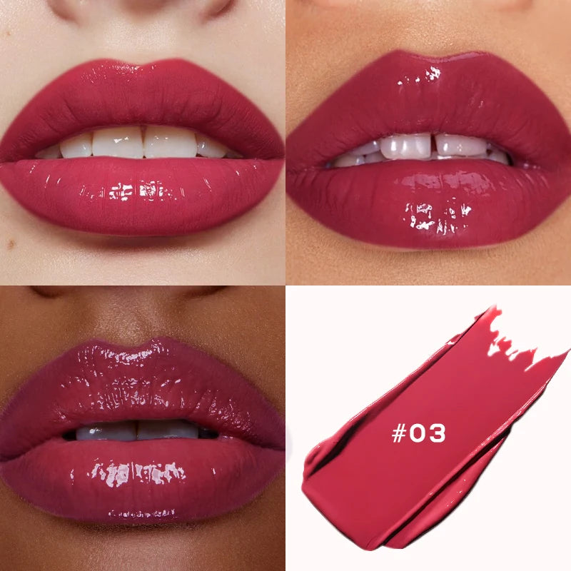 Watery Mirror Gloss Lipstick: Ultra-Hydrating High-Shine Lip Glaze