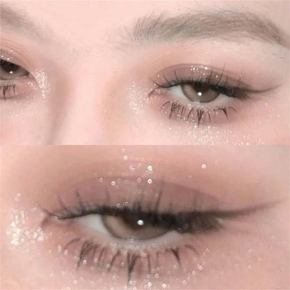 Metallic Glitter Eyeshadow Cream Sparkling Mousse Shimmer Highlighter Pressed Pigments Punk Purple Pearlescent Eyeshadow Palette
