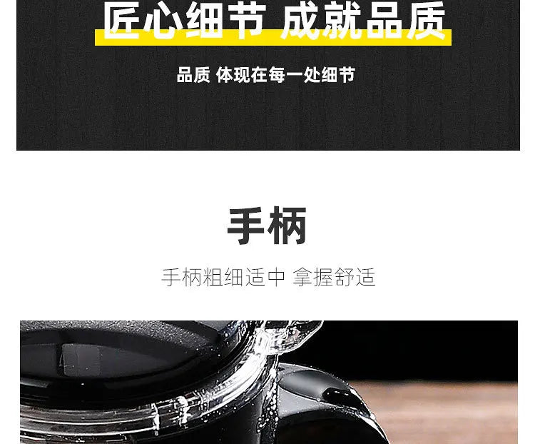 Heat Resistant Glass Teapot One-click Filtering Tea Pot Tea Water Separation Filter Tea Maker Coffee Pot Home Flower Teaware