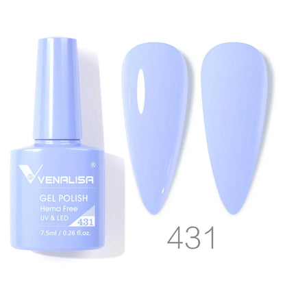 Venalisa VIP4 Nail Gel Polish HEMA/TPO FREE Full Coverage Beautiful Semi Permanent Soak Off UV LED Gel Nail Polish Gel Lacquer