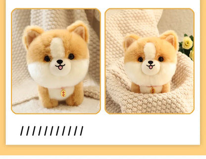 Birthday Gift Cute Puppy Doll Plush Toy Husky Doll Corgi Doll Simulation Animal Plush Doll Children Toy Gift