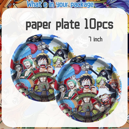 One Piece Sanji & Nami Birthday Party Tableware Set 🎉🏴‍☠️