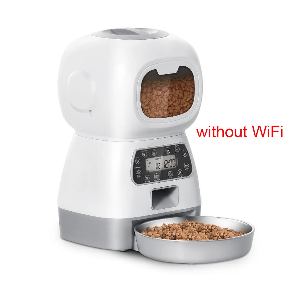 WiFi Smart Automatic Pet Feeder 3.5L 🐱📱
