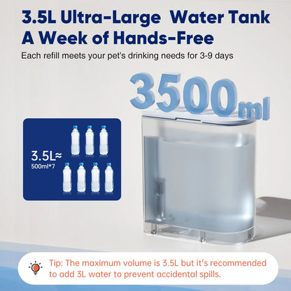 Wireless Stainless Steel Smart Cat Water Bowl 🐱💧