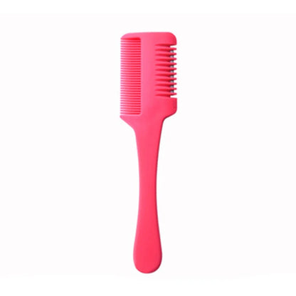1pc Hair Cutting Comb Hair Brushes with Razor Blades Hair Trimmer Cutting Thinning Tools Barbershop Hair Salon Styling Tool Comb