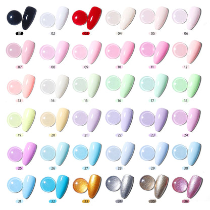 Vendeeni 36 Colors/set DIY Painting UV Gel Graffiti Drawing Nail Art Design Gel Nail Polish With Color Card TPO/HEMA FREE