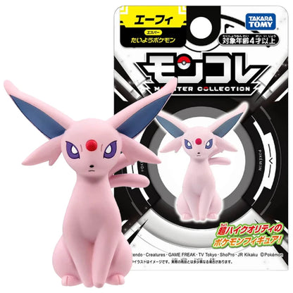 Original TAKARA TOMY Pokemon Figure Toys Mimikyu Maushold Lapras Charizard Umbreon Sylveon Vaporeon Model Dolls Birthday Gifts