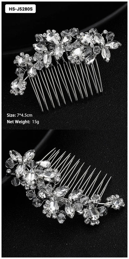 Crystal Bridal Hair Comb.