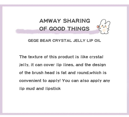 Gege Bear Fruit Lip Oil.