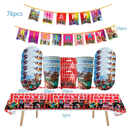 Roblox Birthday Party Supplies