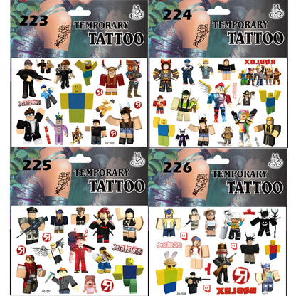 Hot Roblox Party Favors Gifts Slap Bracelets Stickers Goodie Bag Fillers Supplies Children's Birthday Souvenirs Decoration Toys