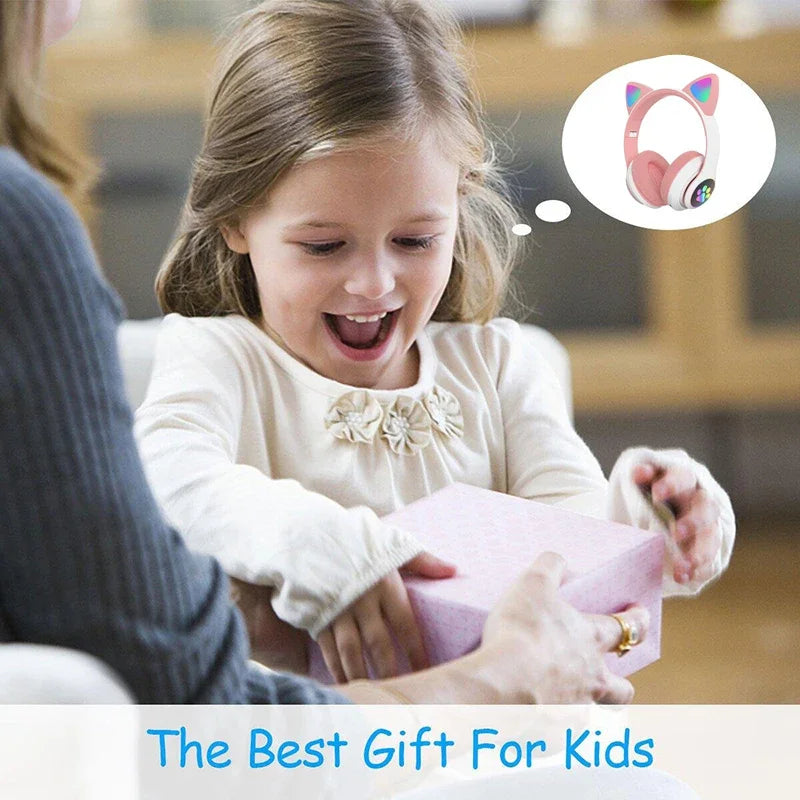 Cat Ears Bluetooth Headphones