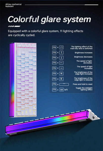 AJAZZ NK68 Wired Keyboard.