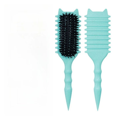 WANMEI Salon Styling Curly Hair Styling Brush Curl Hair Brush for Combing and Shaping  Curls Reduce Pulling Tools