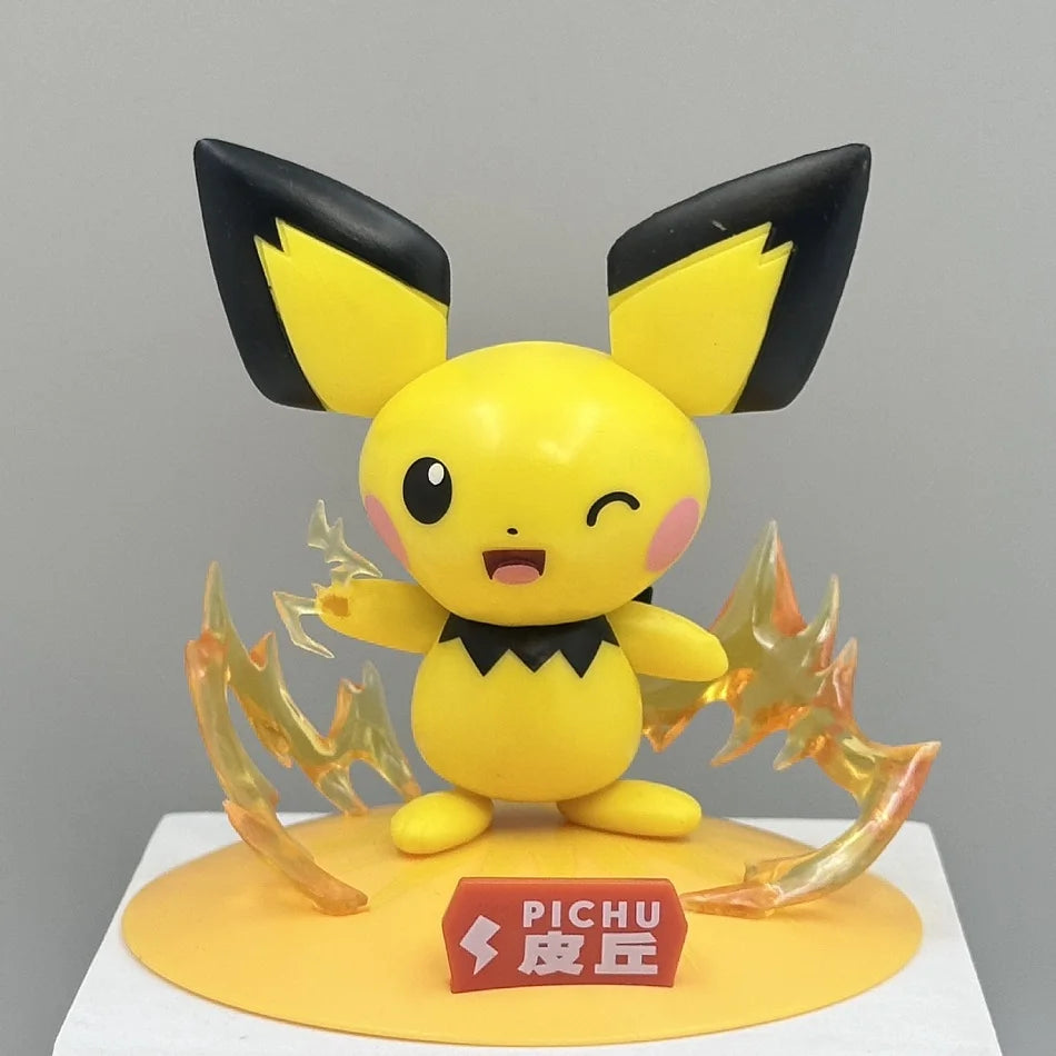 12 style Pok é mon Doll Pikachu Blind Box Anime Models Desktop Decorations Action Figure Collection Pok é mon Toys Birthday Gift