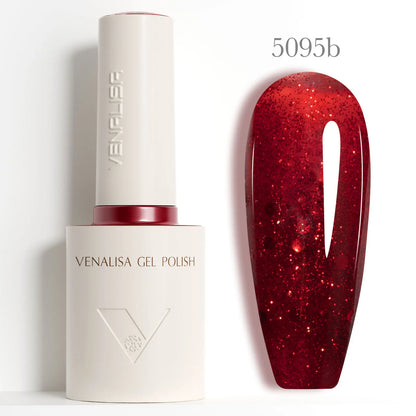VENALISA 10ml Nail Gel Polish 90Colors HEMA/TPO Free UV LED Soak Off Long Lasting High Gloss Base TopCoat for Salon DIY Manicure