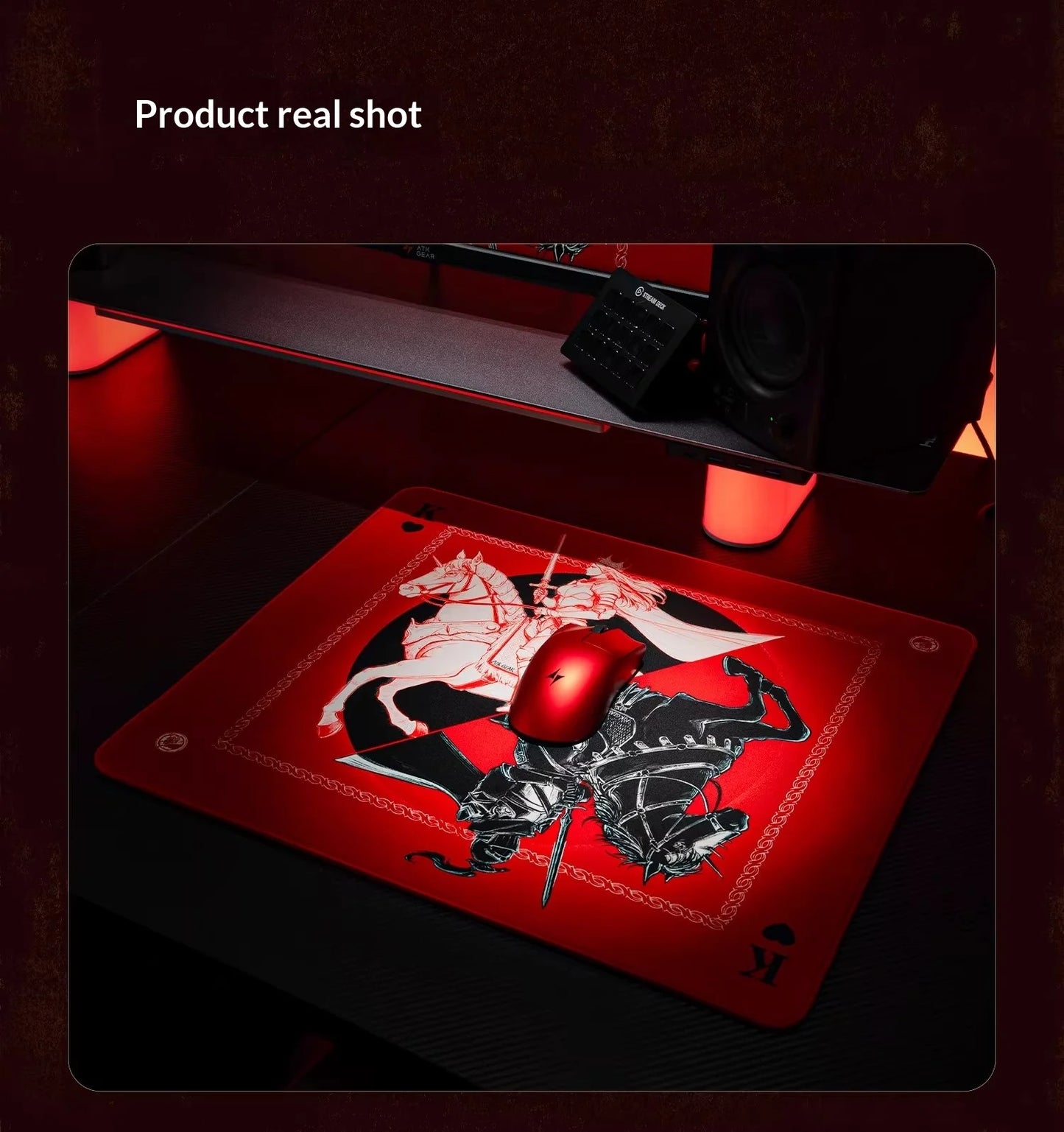 Atk Warhorse Mousepad Illustrator New Year'S Limit E-Sports Mouse Pad Microfiber Fabric 4mm Mice Pad Pc Gamer Accessories Gifts