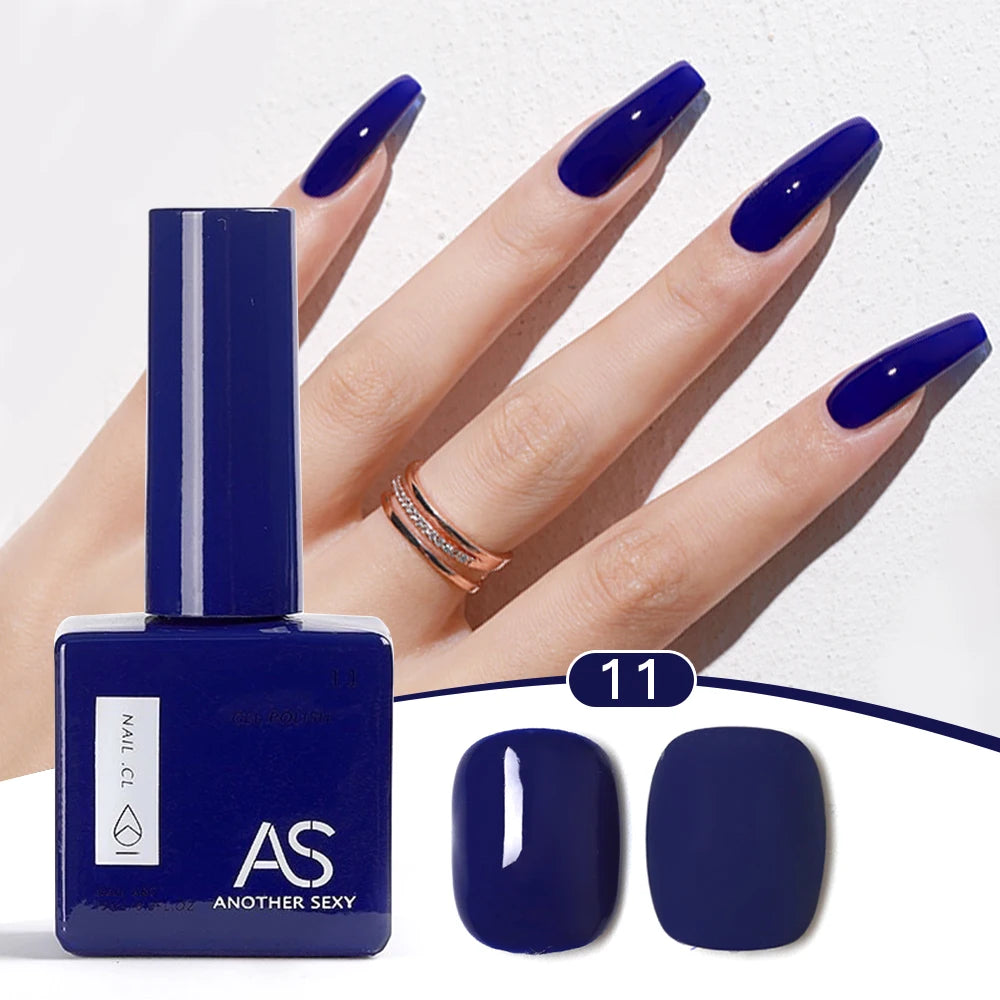 AS 1pc 15ml Bright Yellow Gel Nail Polish Starter Pure Soak Off No Wipe Nail Gel Polish Varnish Suitable For All Seasons