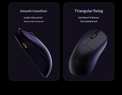 NEW ATK U2/V2 PAW3950 8K Wireless Gaming Mouse 3mode Double 39g Lightweight E-Sport Mouse Custom Accessory Computer Office Work