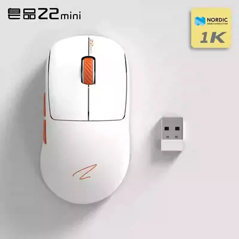Zaopin Z2 Mini Wireless Mouse 3modes 8k Paw3950  Bluetooth Game Mouse Nordic 52840 Lightweight Customized Gaming Accessory Gifts