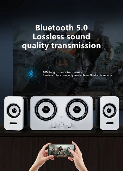 Computer Speakers with Subwoofer & 3D Surround Sound
