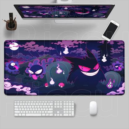 HD 900x400 Rubber Large PC Mousepad Gaming Mouse Pad Accessories Pikachu Slowpoke XXL Desk Keyboard Mat Computer Laptop Mausepad