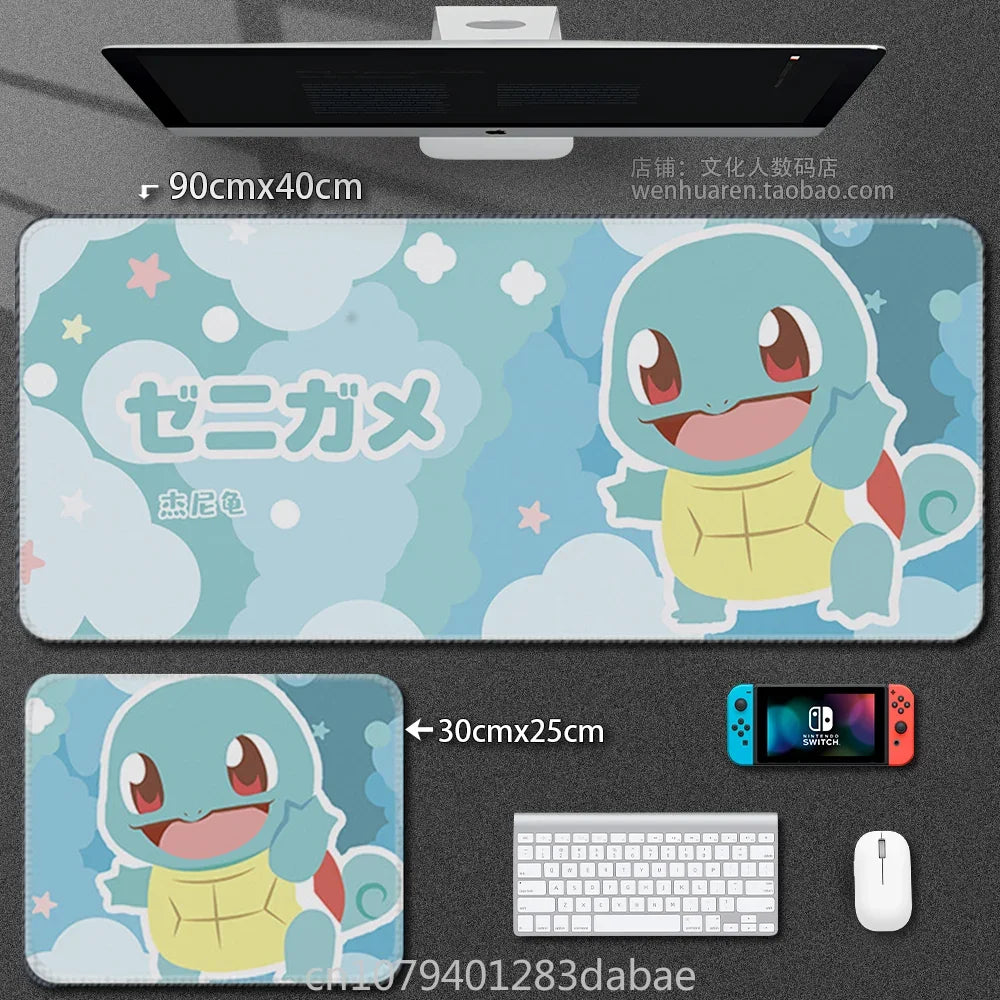 Leather Pokémon Pikachu Keyboard Pad Boy Girl Super Handsome Table Mat Cute Table Mat Computer Accessories PC Game Mouse Pad