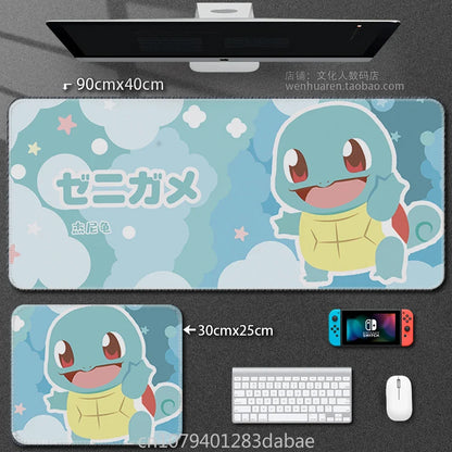 Leather Pokémon Pikachu Keyboard Pad Boy Girl Super Handsome Table Mat Cute Table Mat Computer Accessories PC Game Mouse Pad
