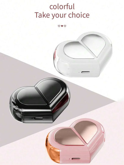 Heart-Shaped Wireless Earbuds