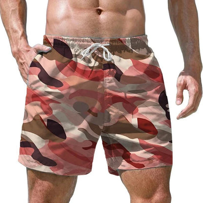 Camouflage Military Beach Shorts Men 3D Print Army Veteran Board Shorts Quick Dry Swimsuit Swim Trunks Cool Soldiers Ice Shorts