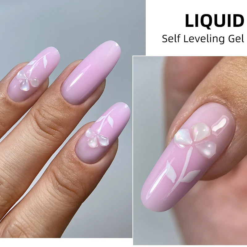 MSHARE 500g Liquid Acrylic Gel Acrygel TPO Hema Free Builder Nail Gel For Nails Extension Constuction Self Level Soak Off UV LED