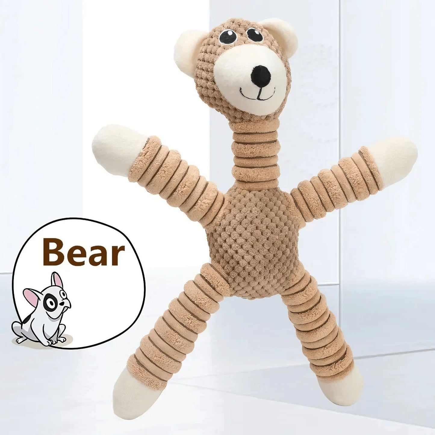 Dog Bark Toy for Chewing and Teething; Pizza Pet Self-Entertainment and Boredom Relief Training Toy for Small and Medium Dogs