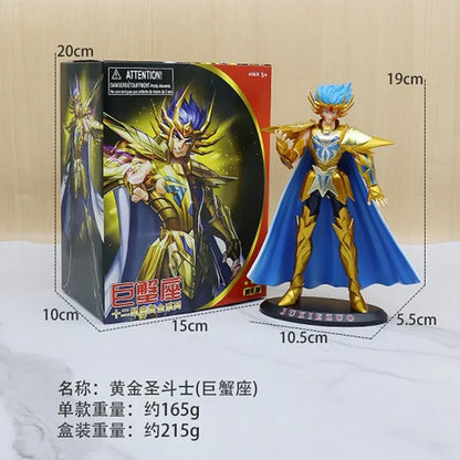 19cm Anime Dark Saint Seiya Figure Phoenix Ikki Hyoga Seiya Shiryu Action Figures Box Figure Collection Decoration Toys Hobbies