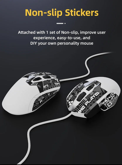 DAREU A980 Wired Gaming Mouse 8KHz 26000 DPI PAW3395 RGB Optical Sensor Ergonomic Programmable Mice for PC Laptop Gamer