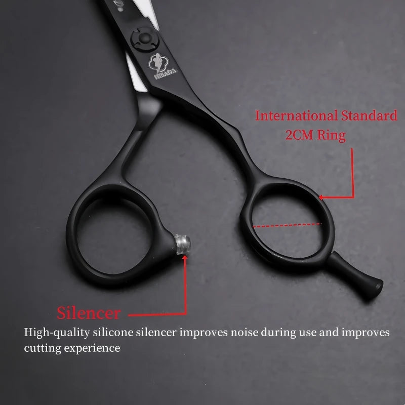 HISADA hairdressing scissors	professional barber scissors 6.0  Inch scissors VG10 material professional barber scissors