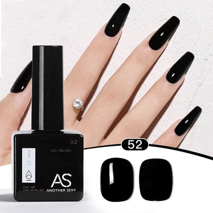AS 1pc 15ml Bright Yellow Gel Nail Polish Starter Pure Soak Off No Wipe Nail Gel Polish Varnish Suitable For All Seasons